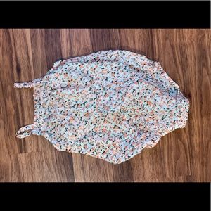 Baby girl spaghetti strap body suit